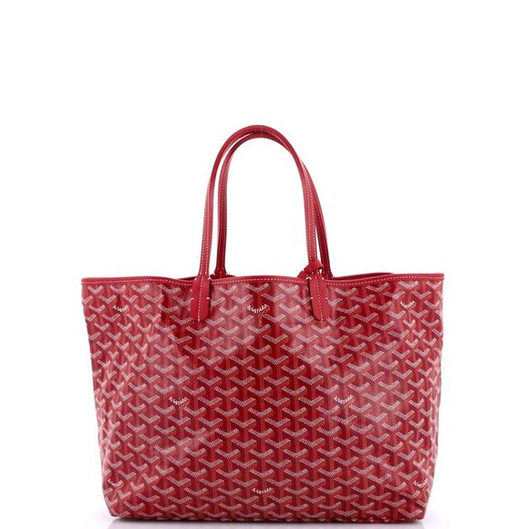 Goyard Saint Louis Tote Coated Canvas PM Red - Picture 4 of 9
